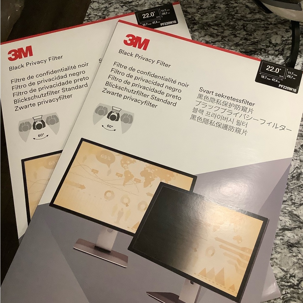 🖥 3M Monitor Black Privacy Filter 🖥